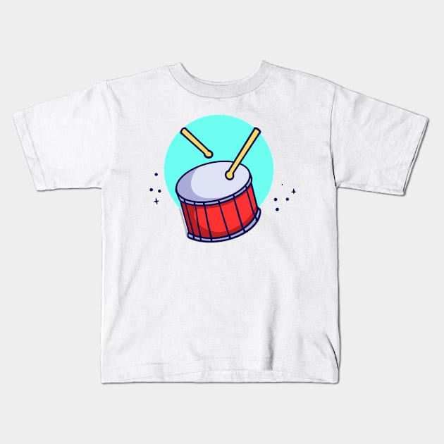 Drum Kids T-Shirt by yuniartwork